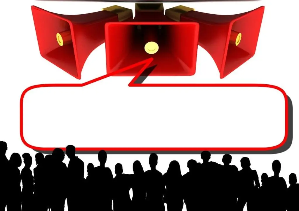 speaker, announcement, balloon-129535.jpg